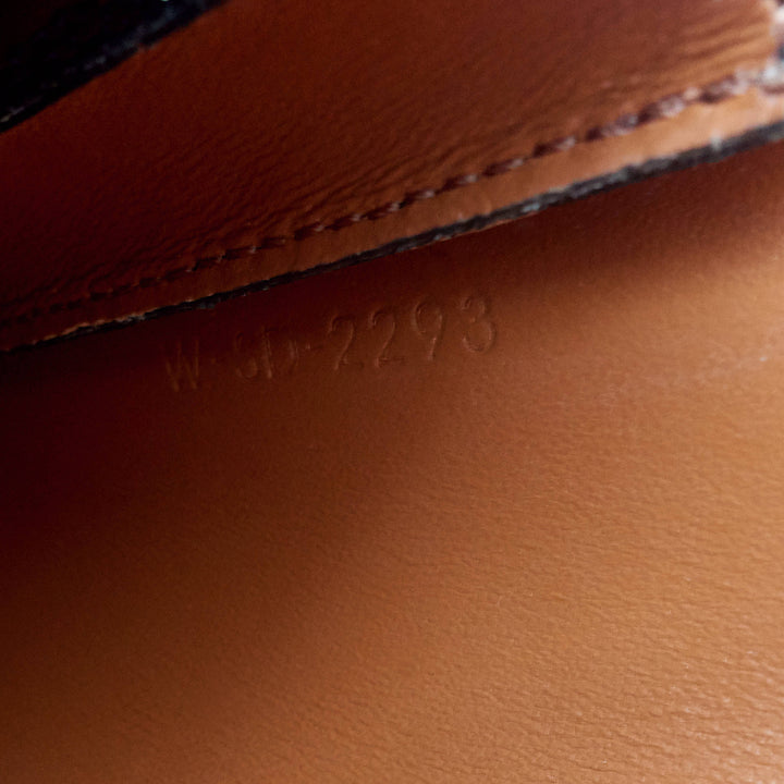 Triomphe Canvas and Calfskin Phone Pouch
