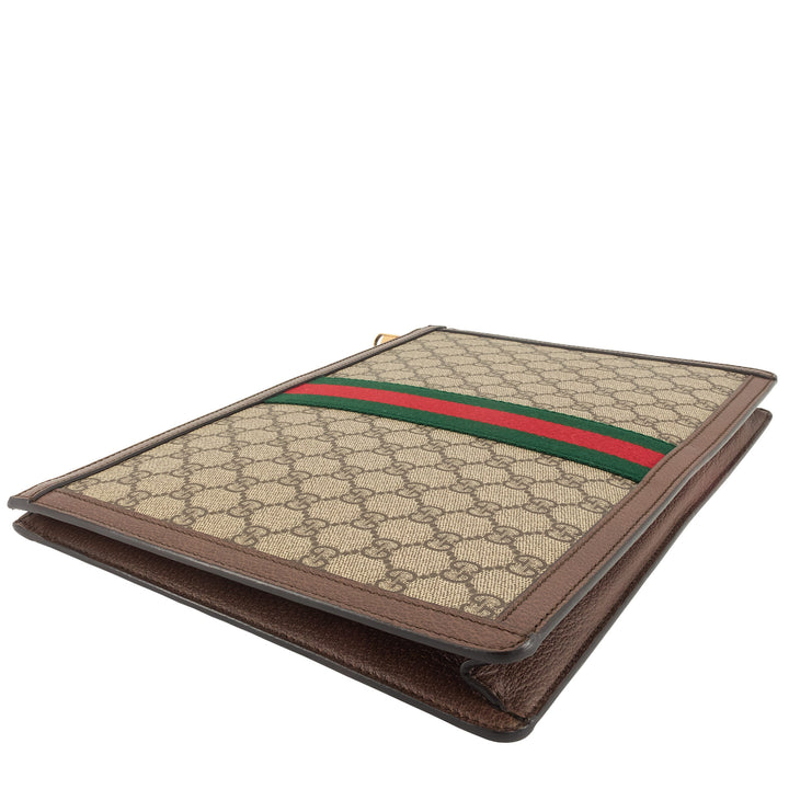 GG Supreme Canvas Web Ophidia Portfolio Pouch