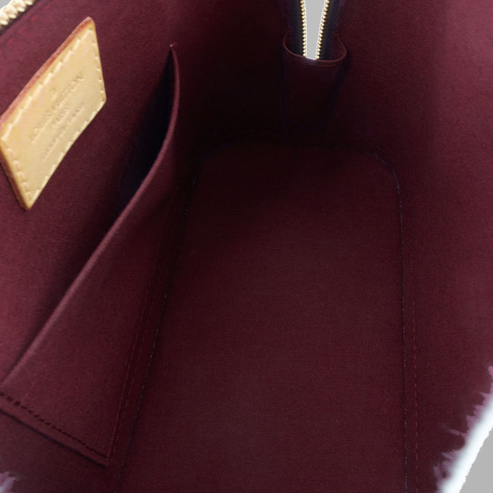 Alma BB Monogram Vernis Leather Bag