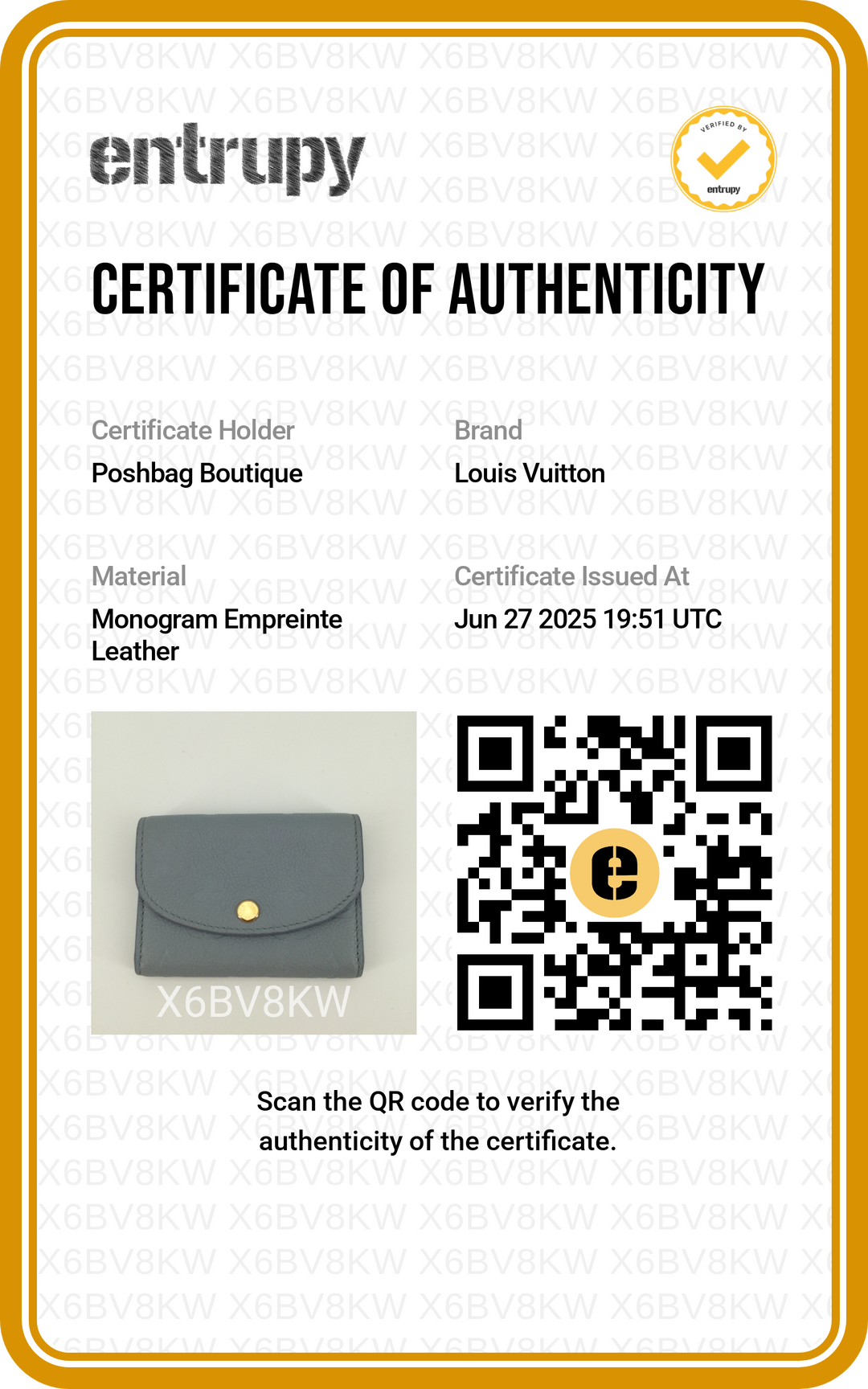 Rosalie Monogram Empreinte Leather Coin Purse