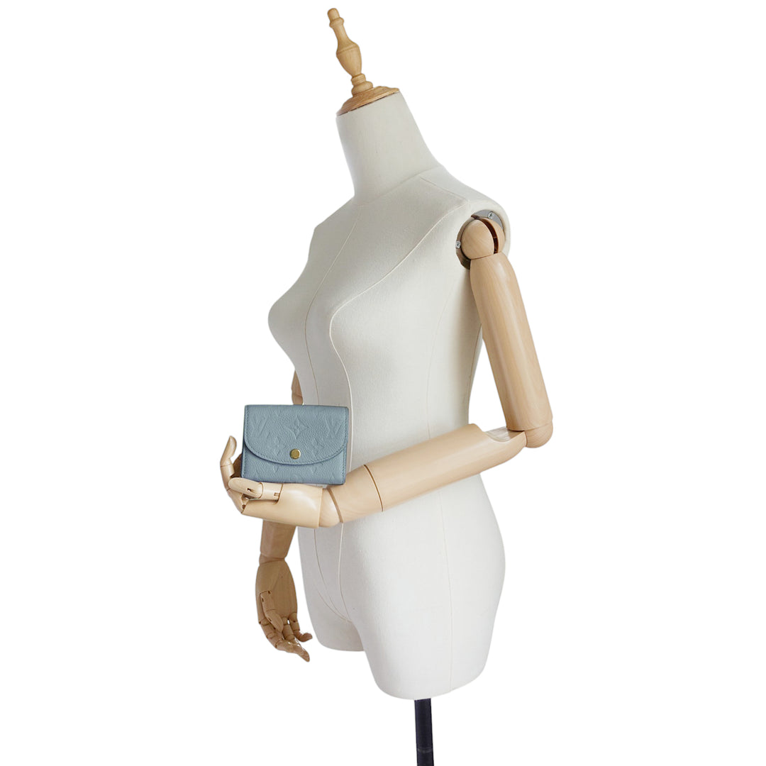 Rosalie Monogram Empriente Leather Coin Purse