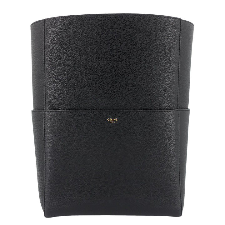 Sangle Large Calfskin Leather Bucket Bag