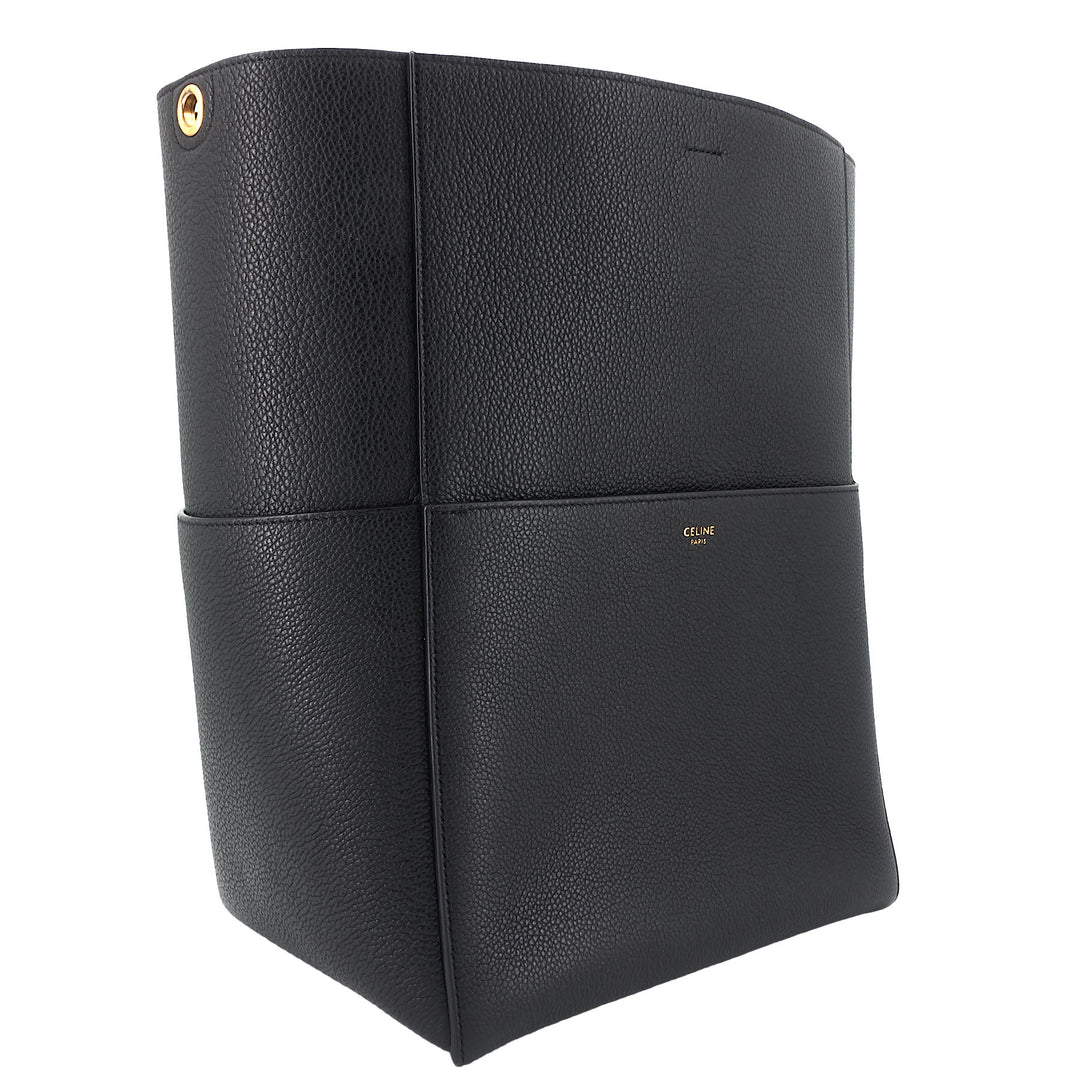 Sangle Large Calfskin Leather Bucket Bag