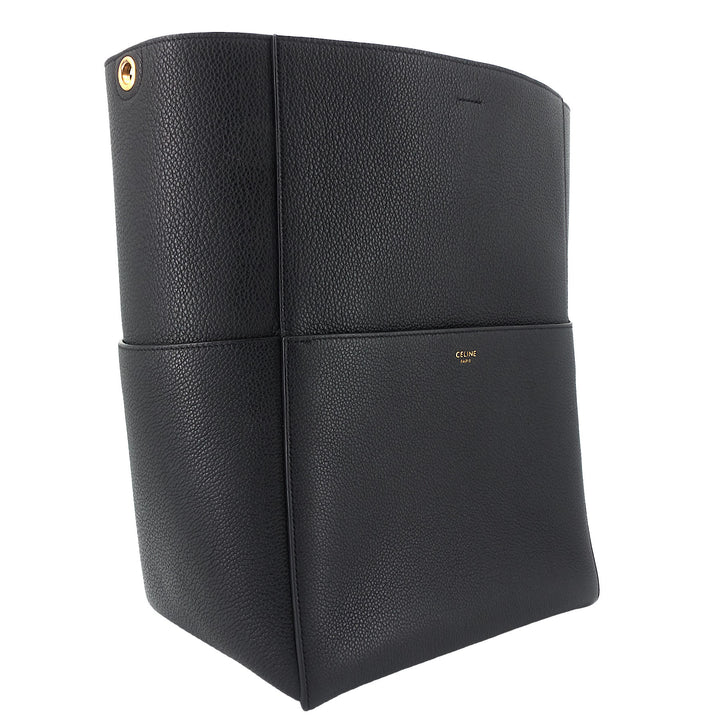 Sangle Large Calfskin Leather Bucket Bag