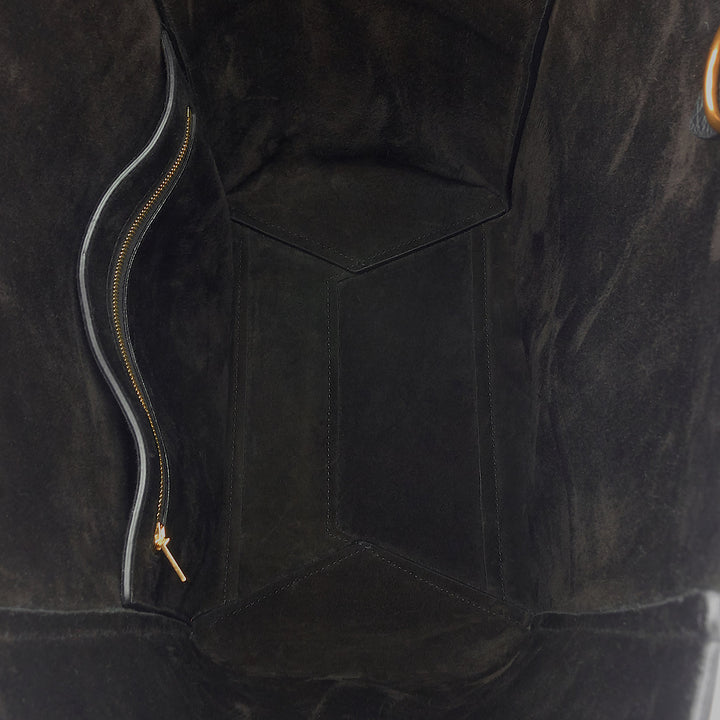Sangle Large Calfskin Leather Bucket Bag