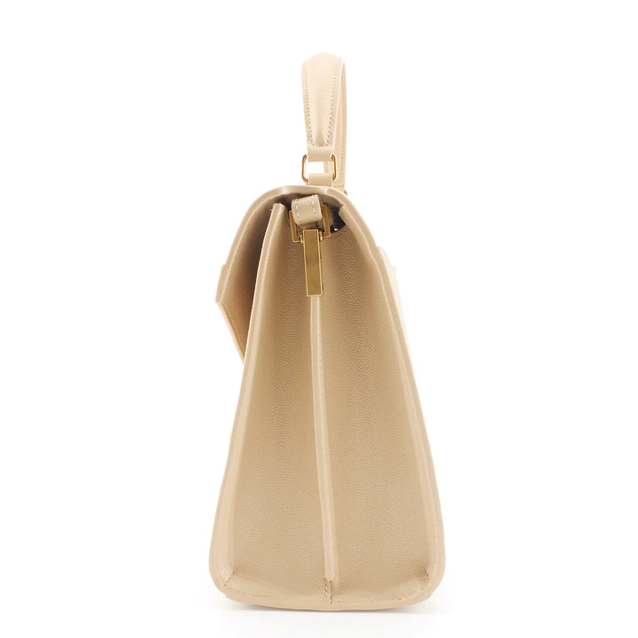 Cassandra Top Handle Medium Leather Bag
