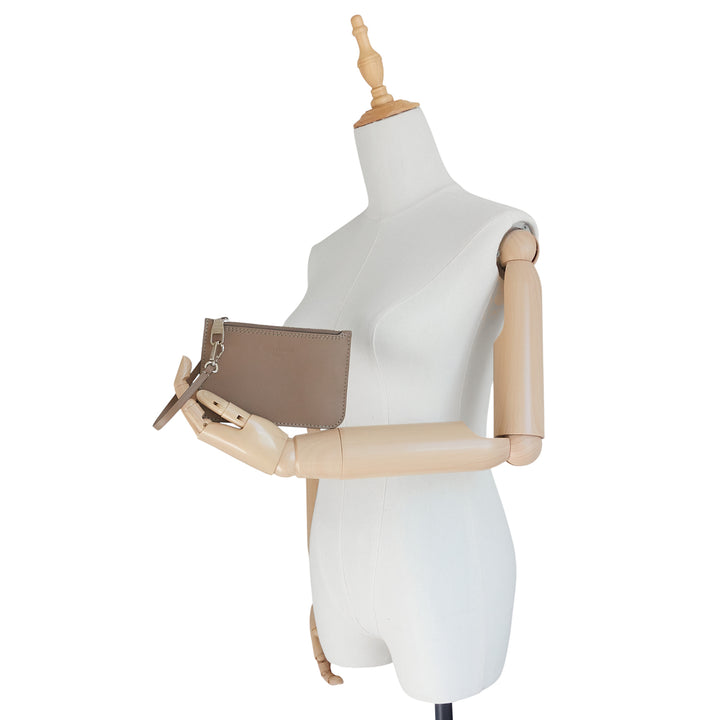 Leather Mini Pouch with Strap