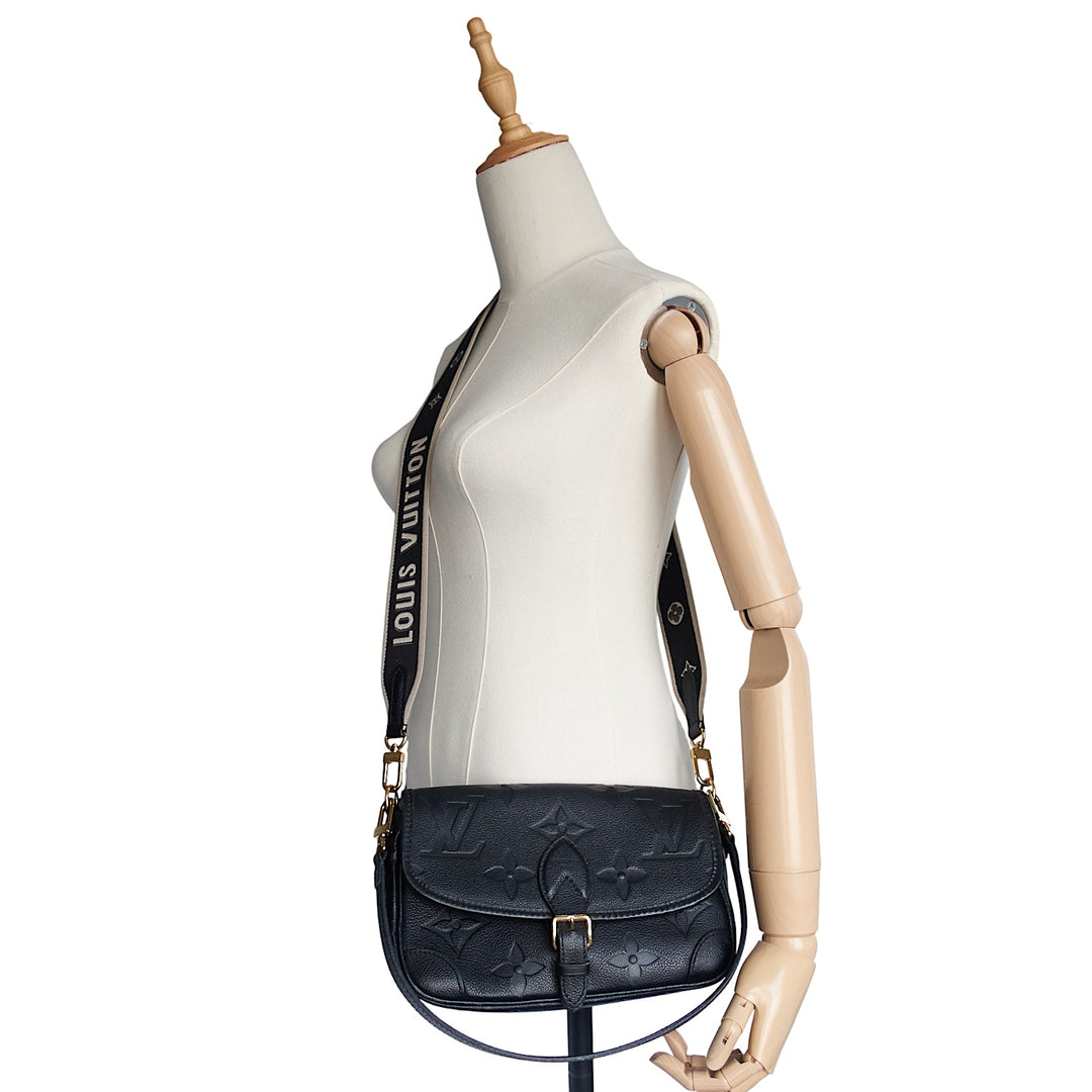 Diane Monogram Empreinte Leather Bag