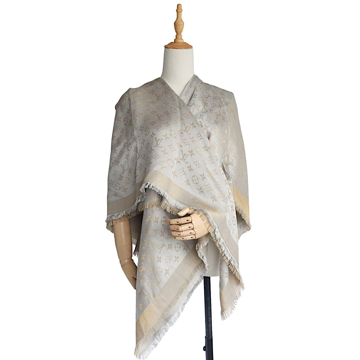 Monogram Shine Jacquard Shawl