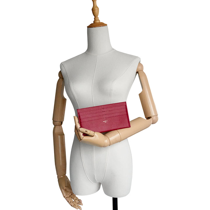 Monogram Canvas Zipped Pouch and Card Holder