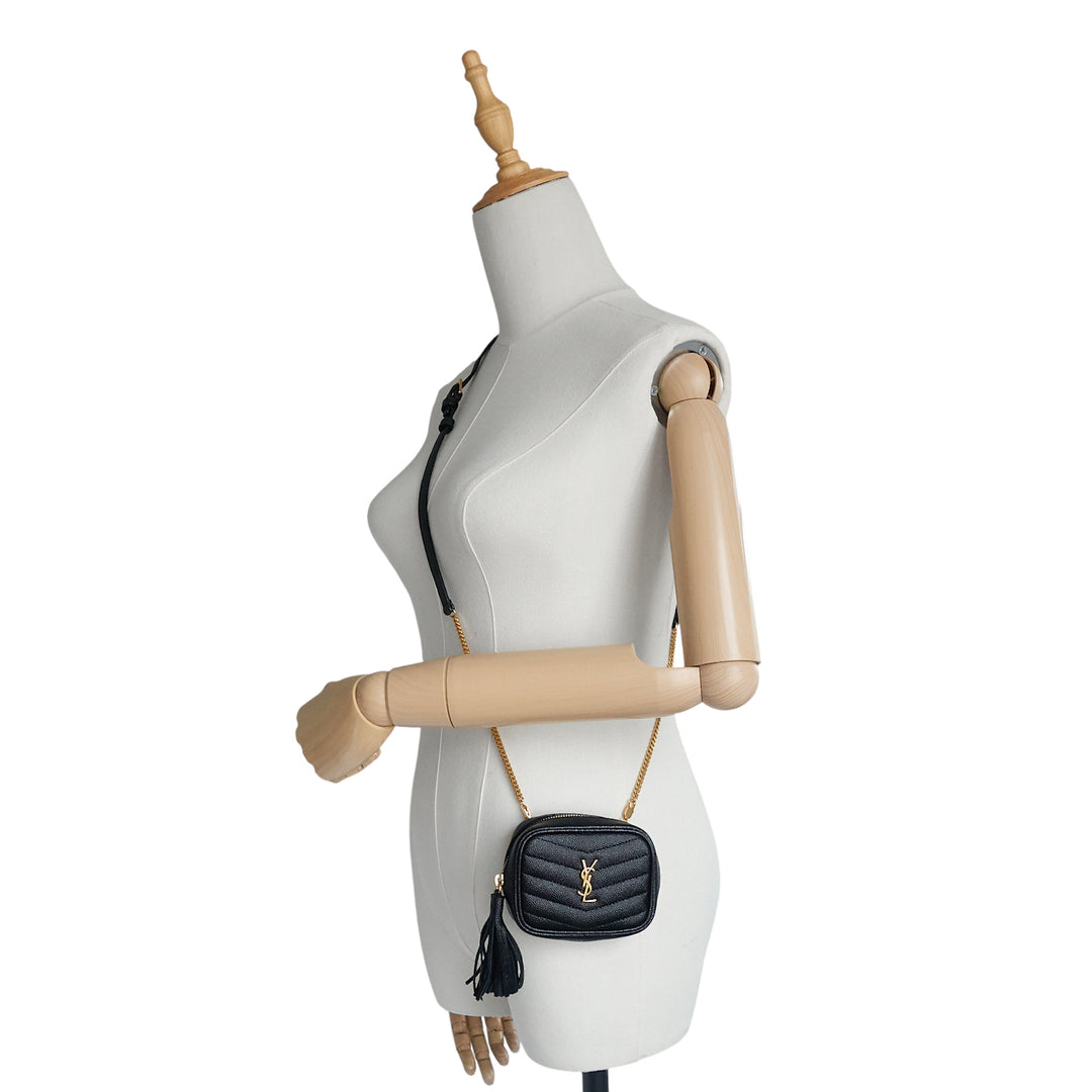 Baby Lou Grain de Poudre Crossbody Bag