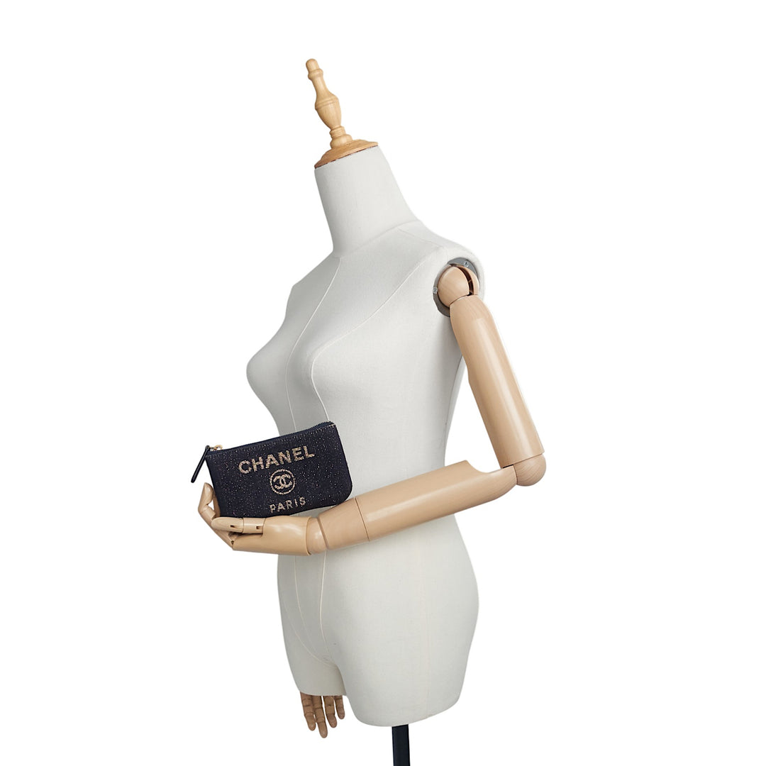 Deauville Denim O Case Mini Clutch