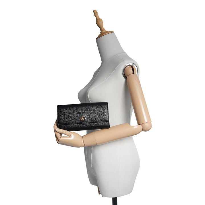 GG Marmont Continental Leather Wallet