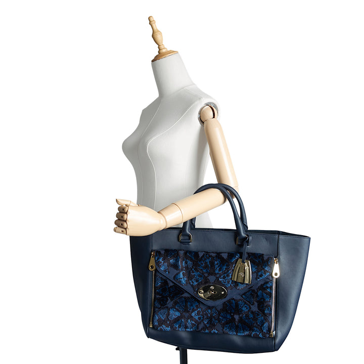 Mulberry Willow Indigo Large Tote Bag