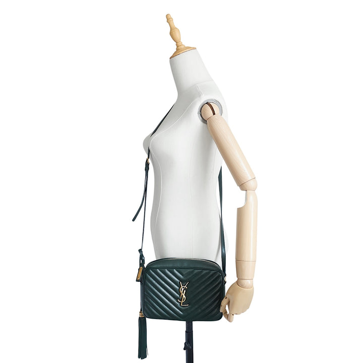 Small Lou Matelasse Calfskin Leather Bag