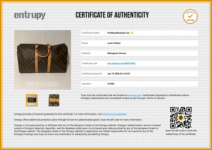 Keepall 45 Bandoulière Monogram Canvas Bag