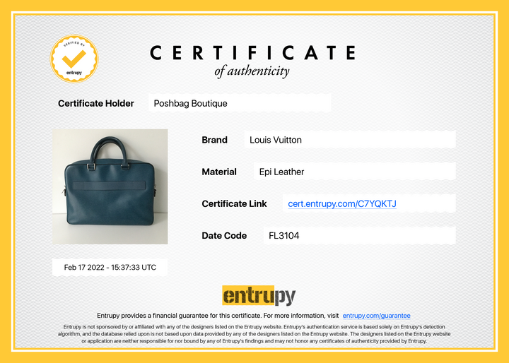 Porte-Documents Epi Leather Briefcase Bag