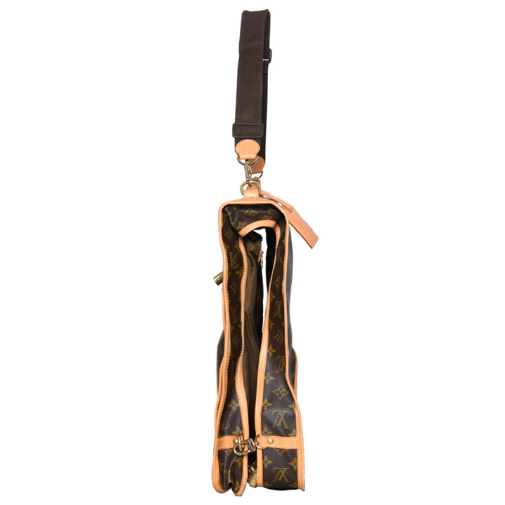 Monogram Portable Bandouliere Garment Bag with Strap