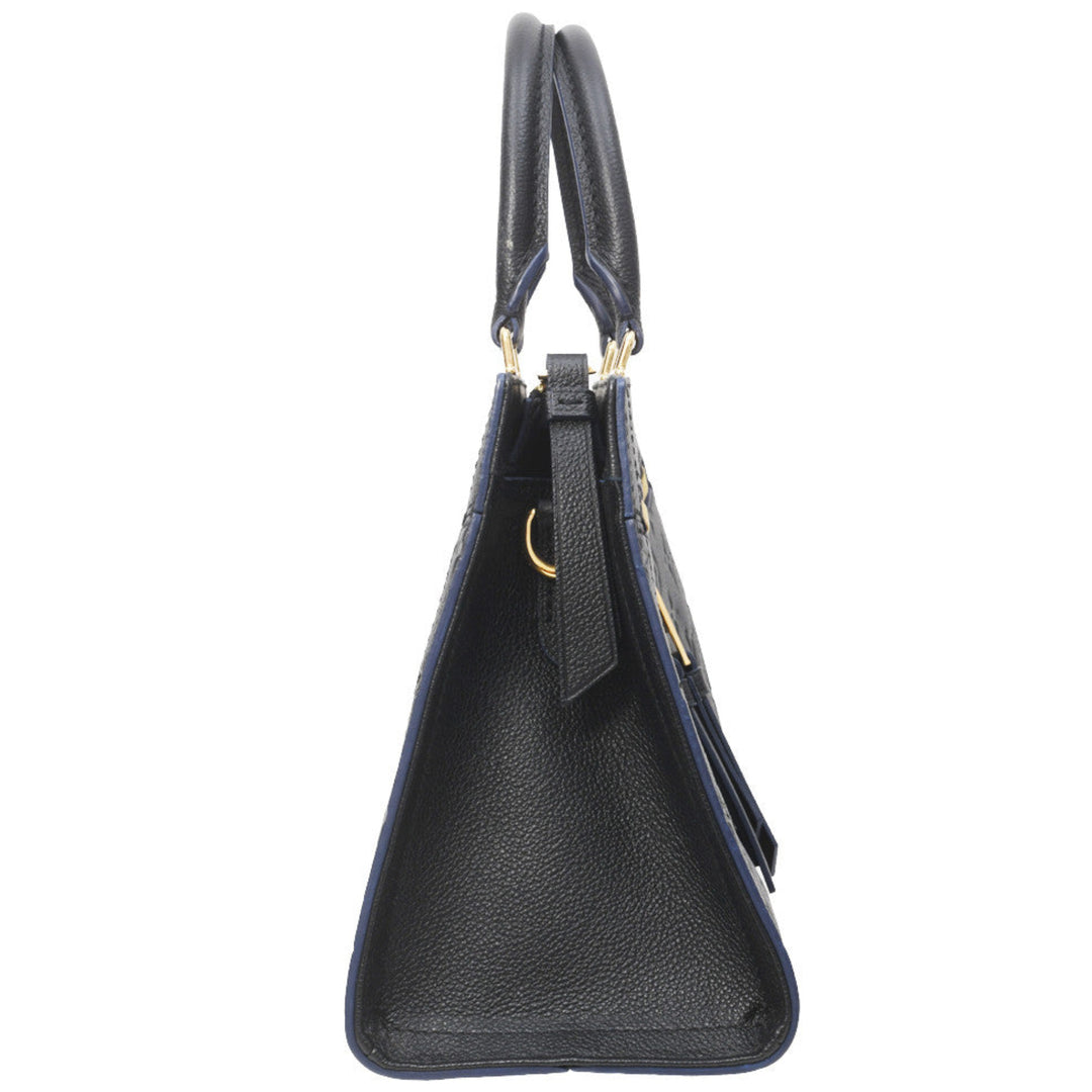 Empreinte Sully Leather Bag in Blue/Black