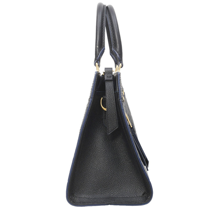 Empreinte Sully Leather Bag in Blue/Black