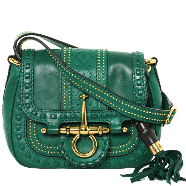 Green Snaffle Bit Crossbody Bag