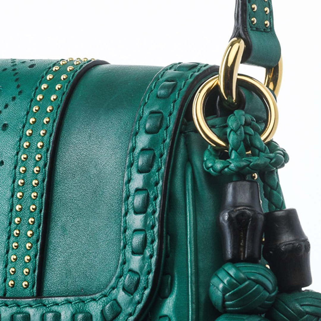 Green Snaffle Bit Crossbody Bag