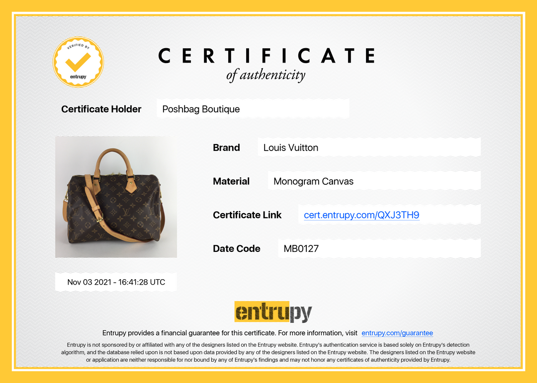 Speedy Bandoulière 30 Monogram Canvas Bag