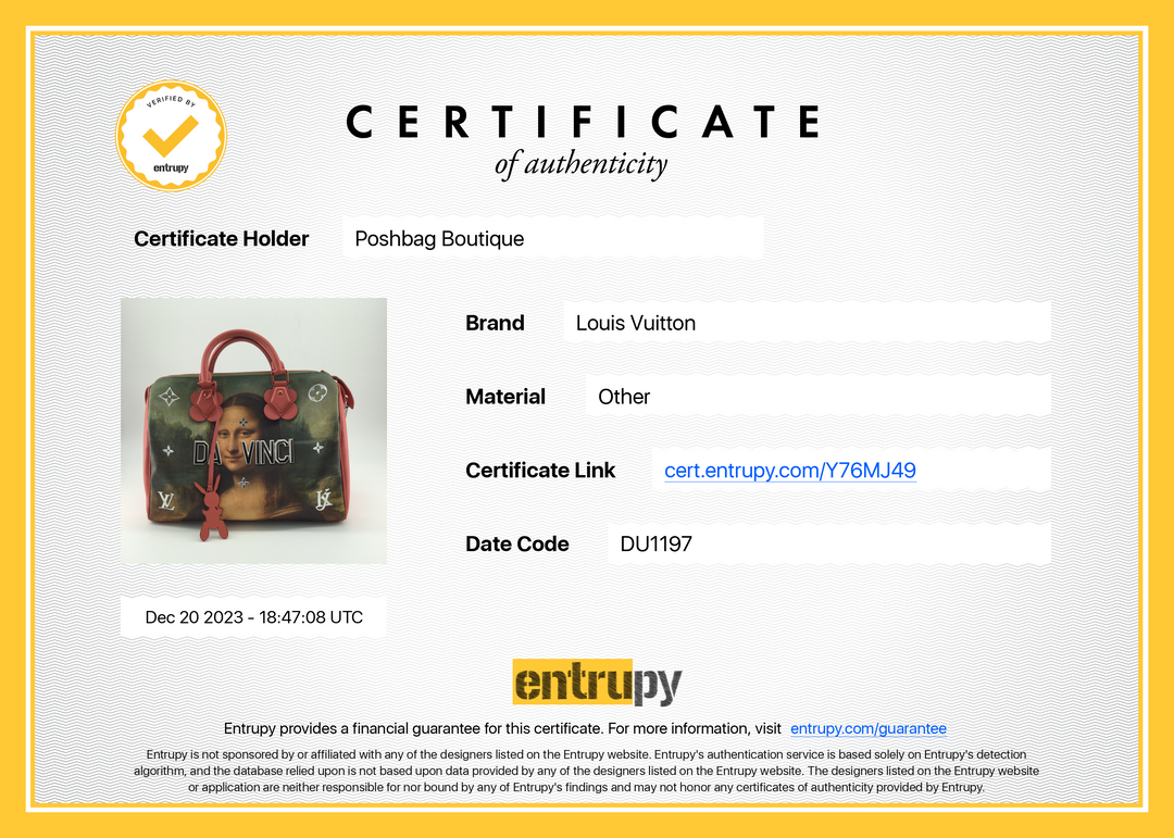 Speedy 30 Master Collection Leonardo da Vinci Bag