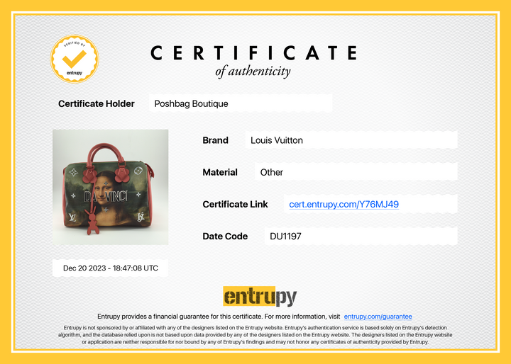 Speedy 30 Master Collection Leonardo da Vinci Bag