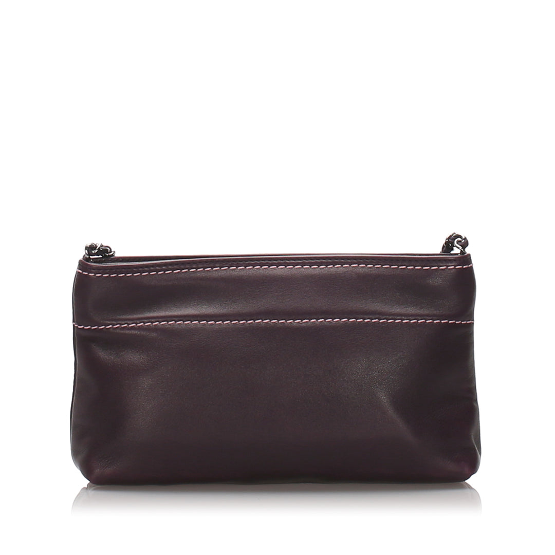 lax pochette leather bag