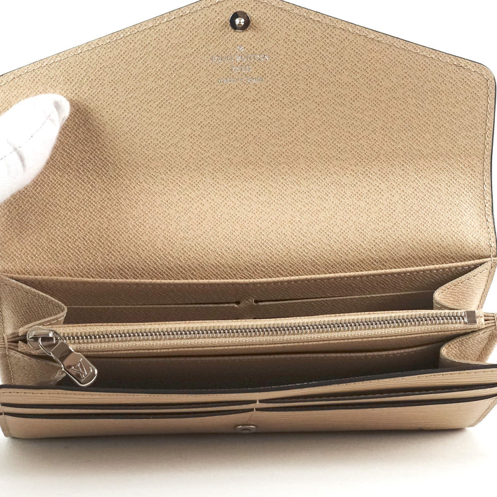 epi leather sarah wallet