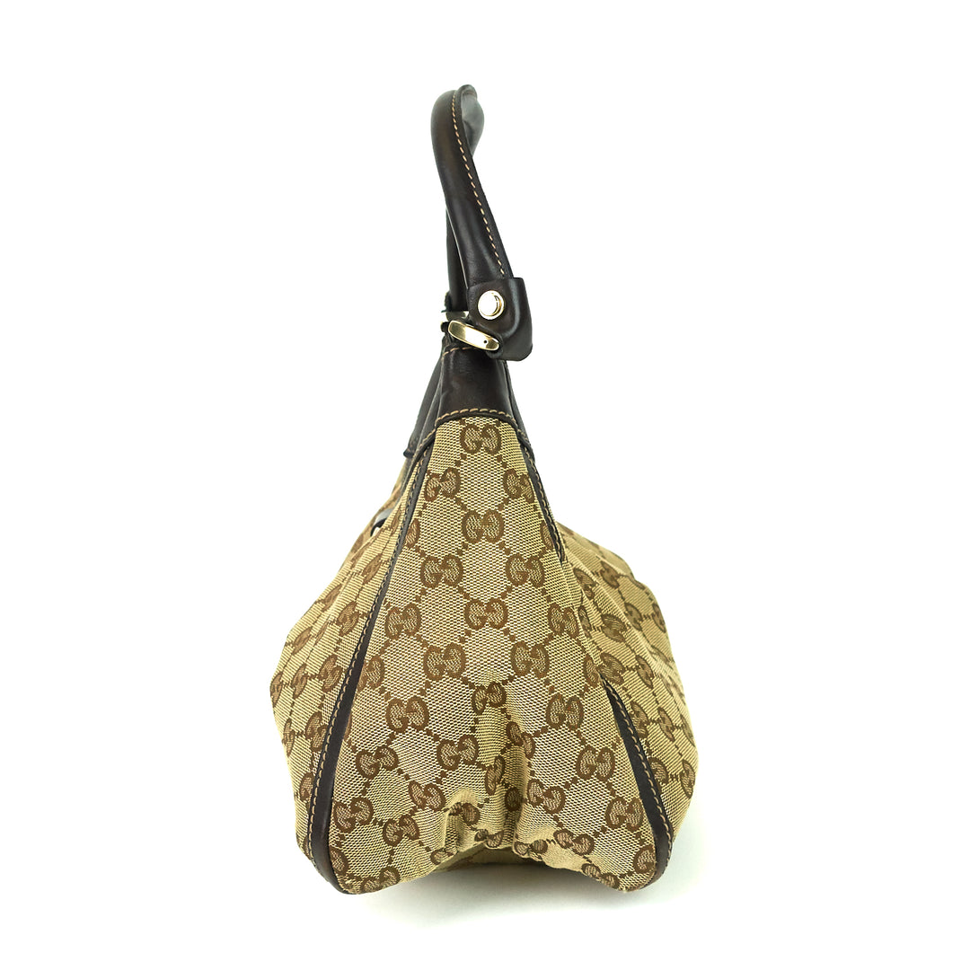 d-ring small monogram canvas hobo bag