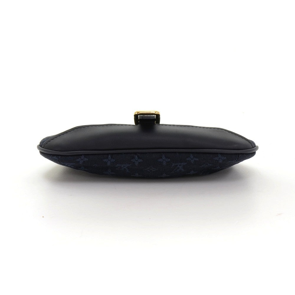 anne sophie mini lin canvas clutch bag