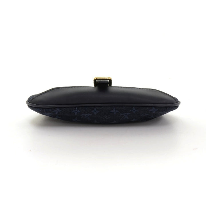 anne sophie mini lin canvas clutch bag