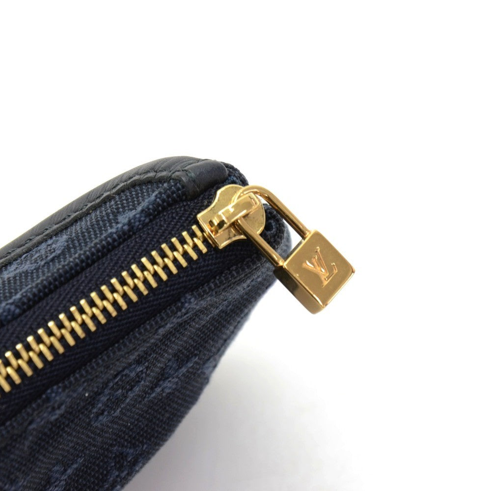 anne sophie mini lin canvas clutch bag