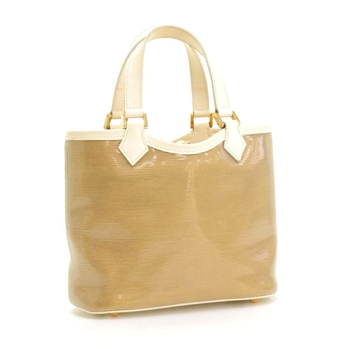 lagoon vinyl and terry cloth beach bag