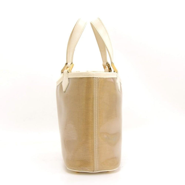 lagoon vinyl and terry cloth beach bag