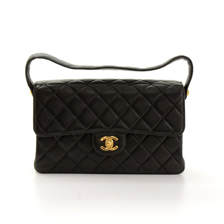 10" double sided flap handbag