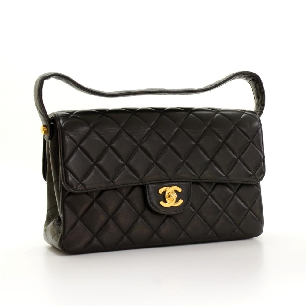 10" double sided flap handbag