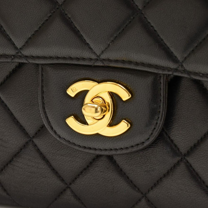 10" double sided flap handbag