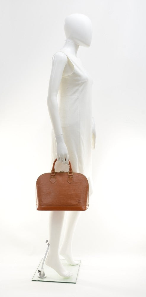 alma kenyan fawn epi leather handbag