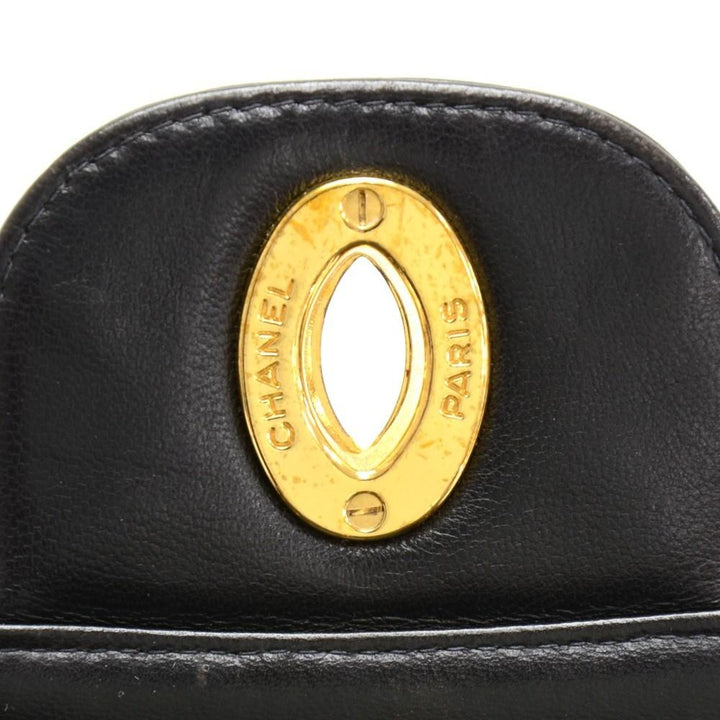 12" jumbo quilted lambskin leather shoulder bag