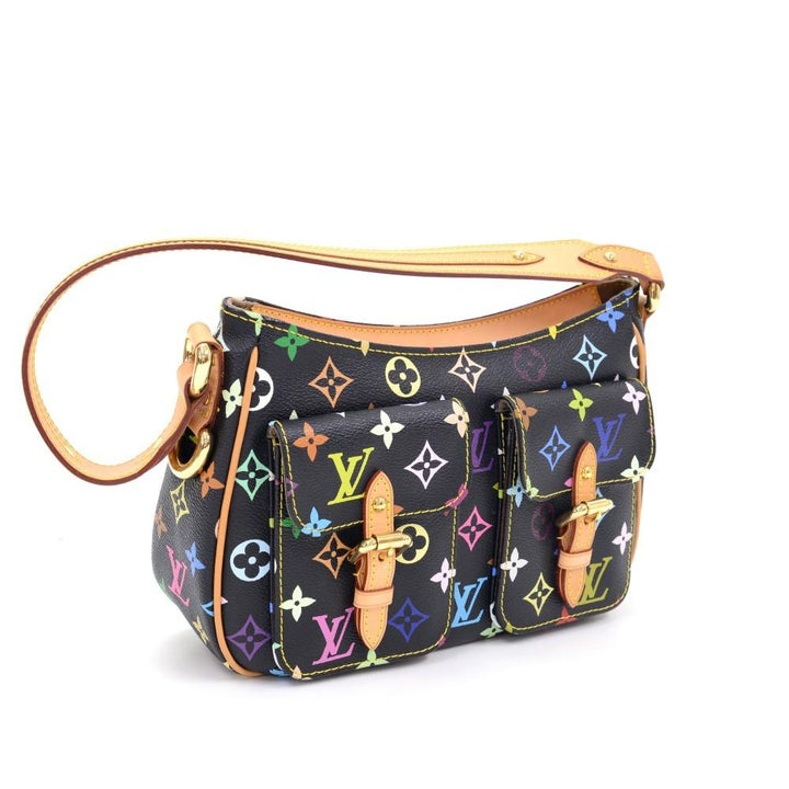 lodge pm multicoloured monogram canvas shoulder bag