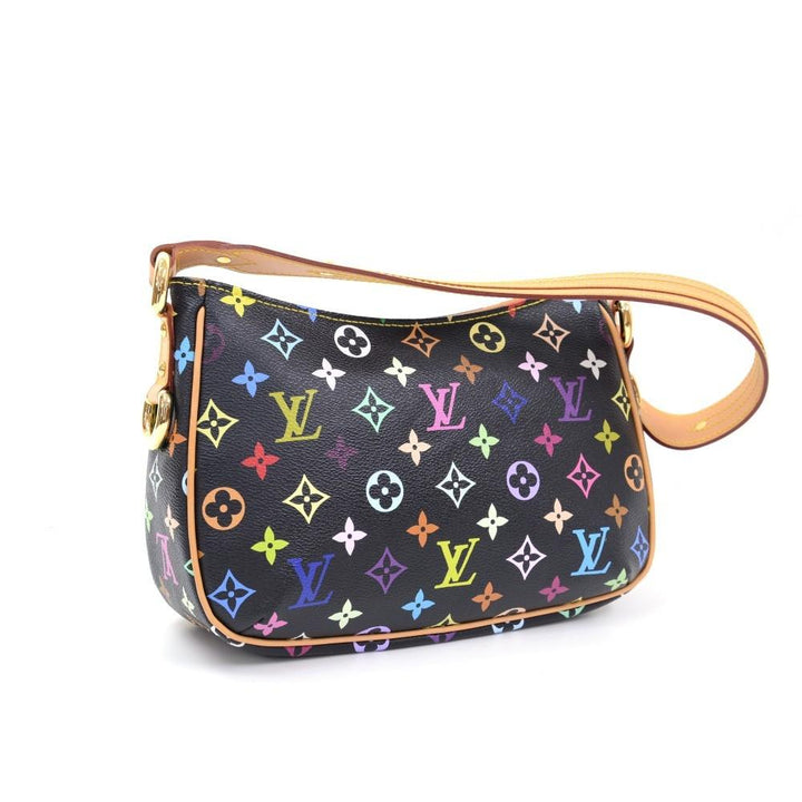 lodge pm multicoloured monogram canvas shoulder bag