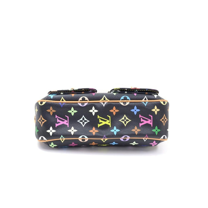 lodge pm multicoloured monogram canvas shoulder bag