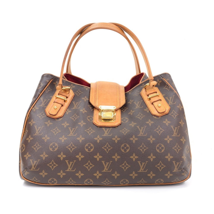 griet monogram canvas handbag