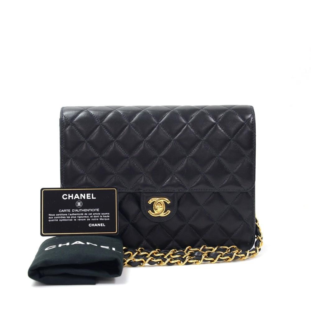 9" single flap shoulder bag