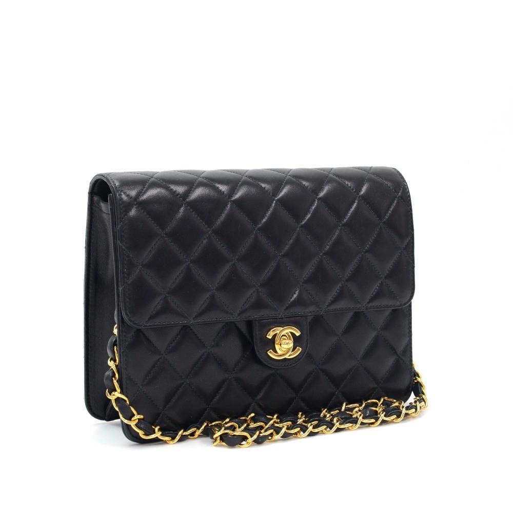 9" single flap shoulder bag