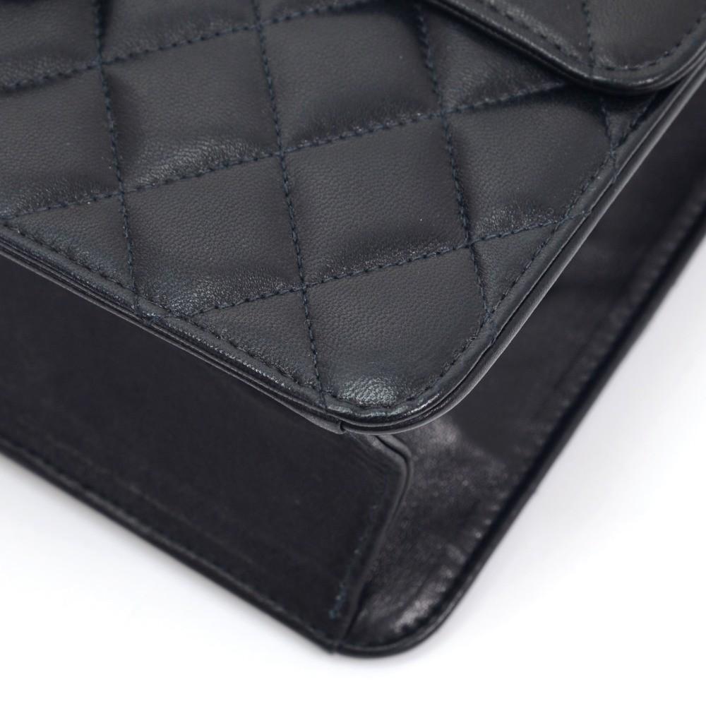 9" single flap shoulder bag