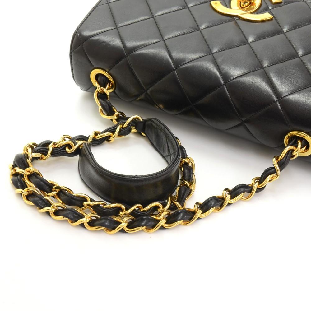 10" flap handbag